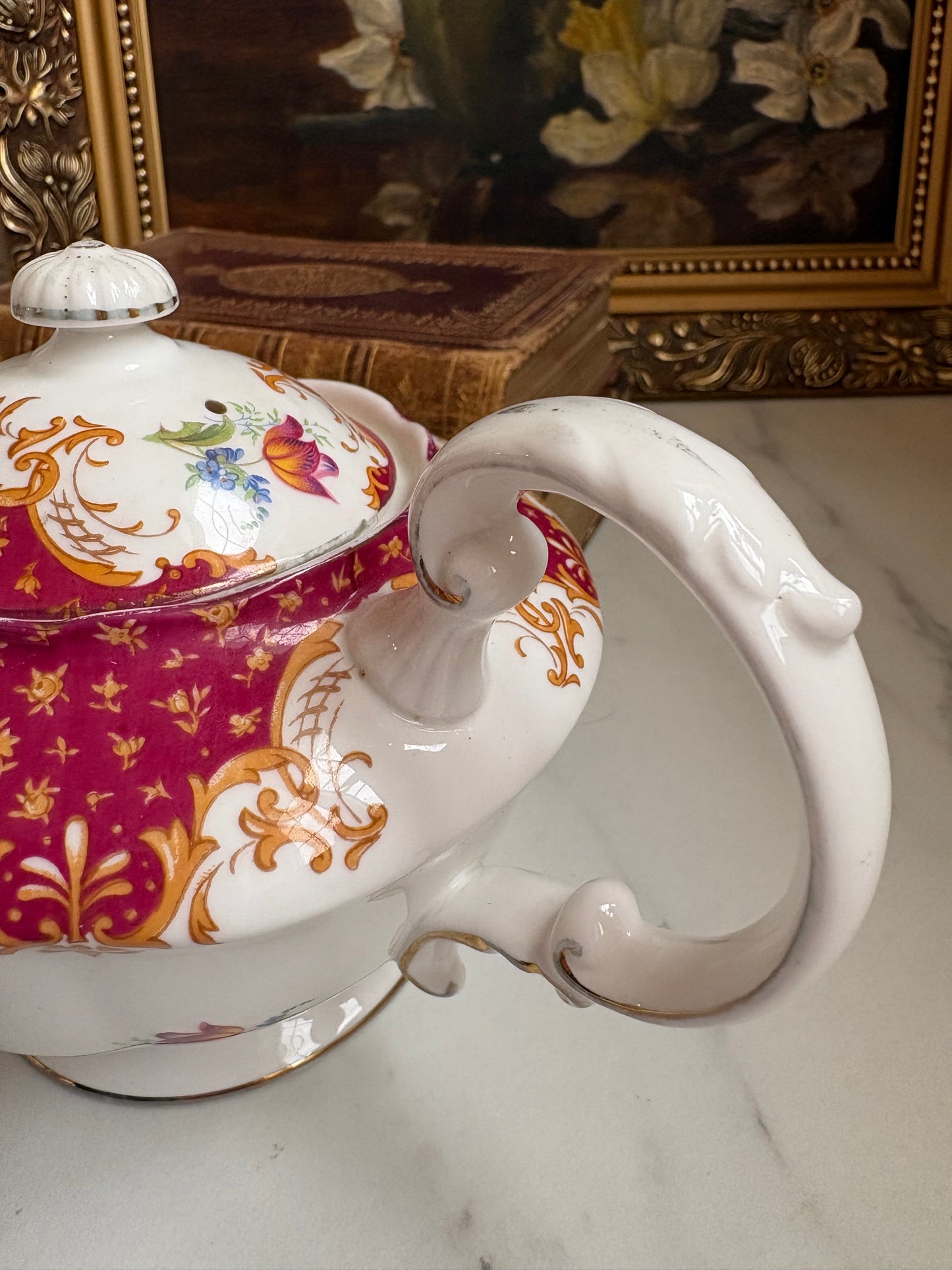 Vintage Paragon Rockingham Teapot