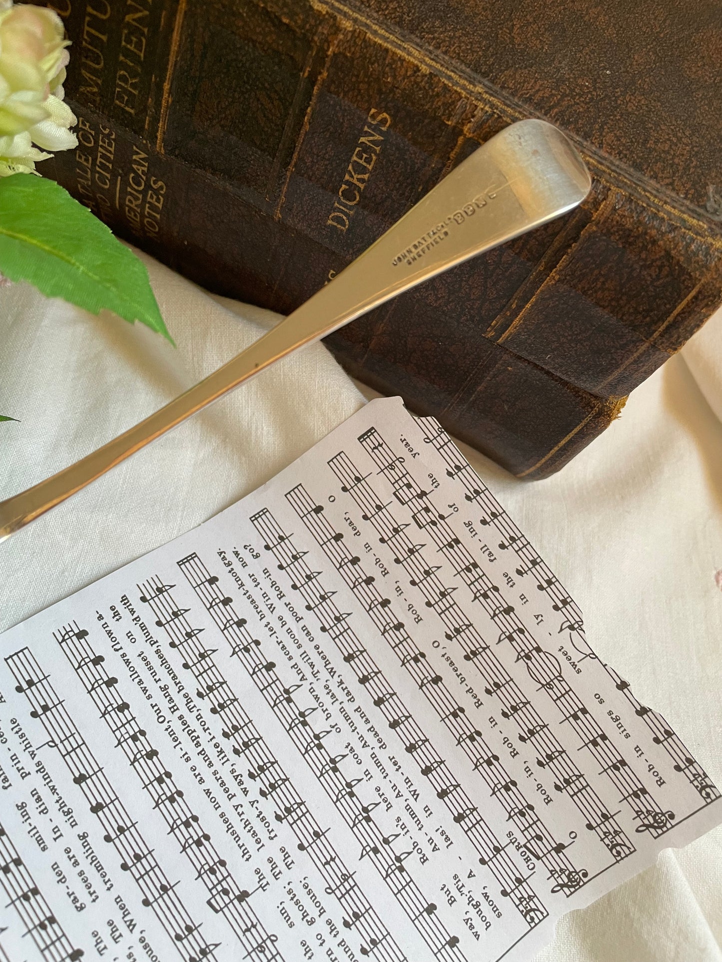 Antique Silver Plate Berry Spoon