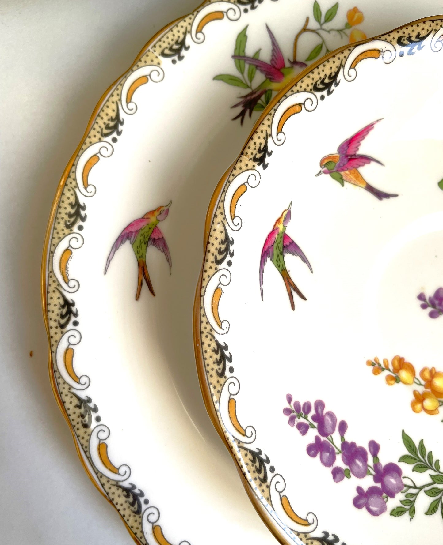 Mikado Aynsley Teacup, Saucer and Tea Plate Trio
