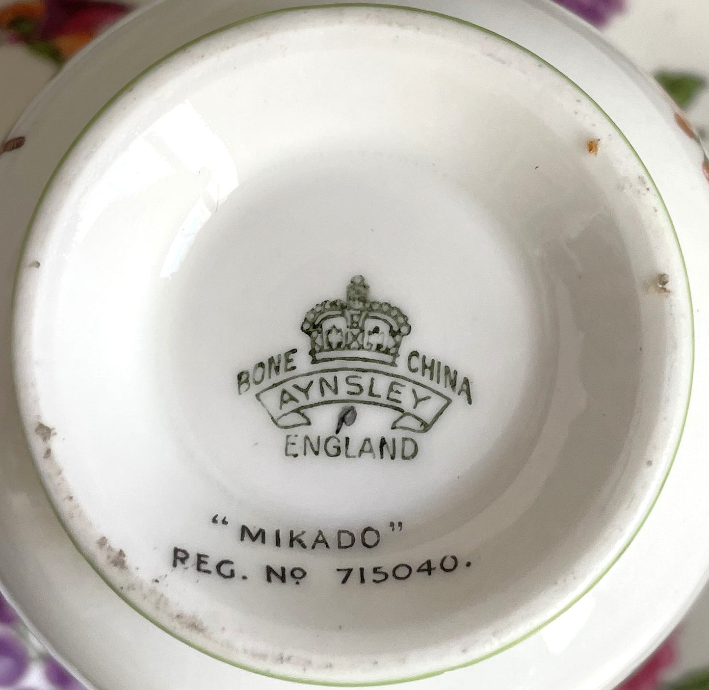 Mikado Aynsley Teacup, Saucer and Tea Plate Trio