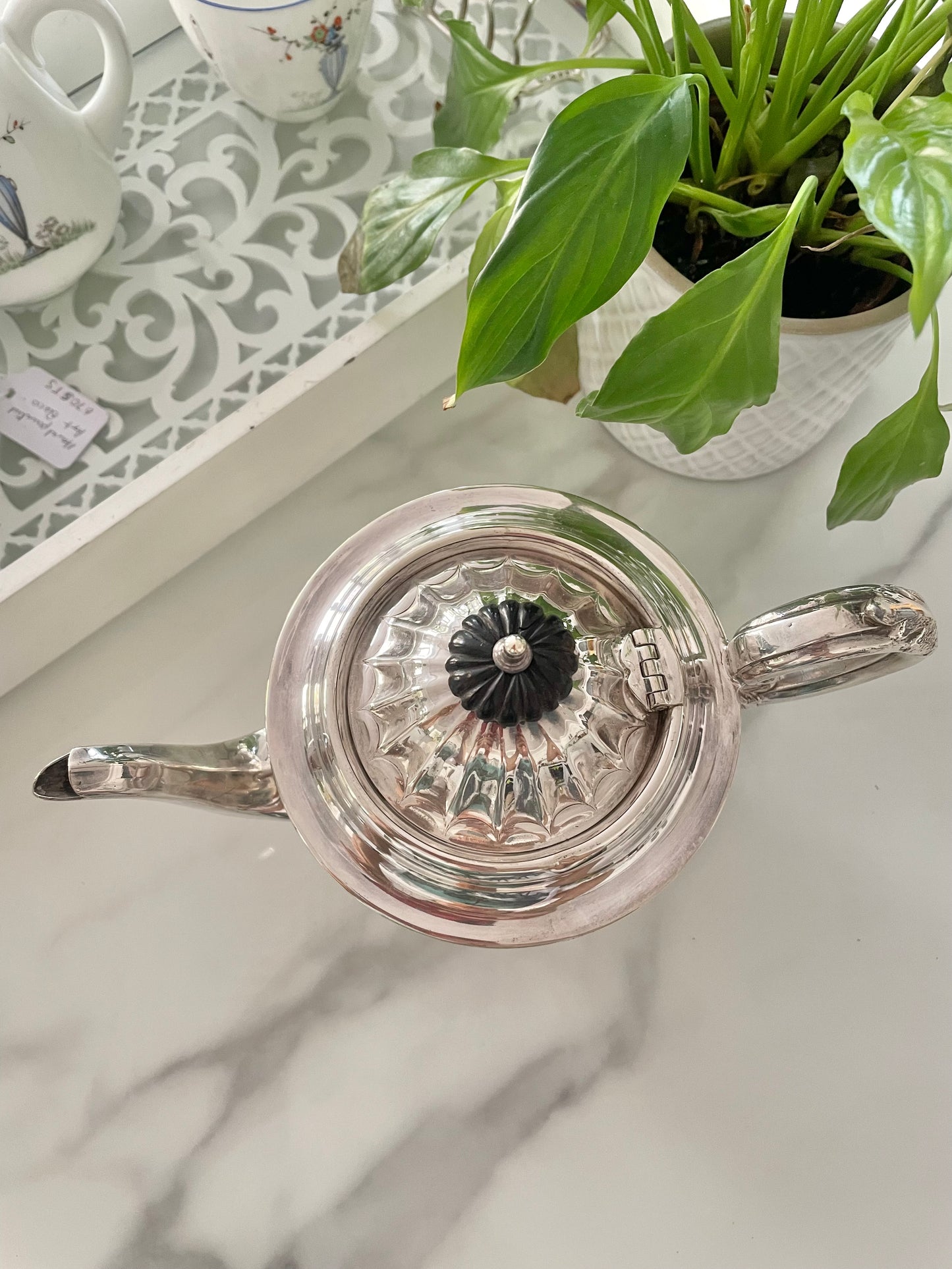1920's English Silver Plate Teapot