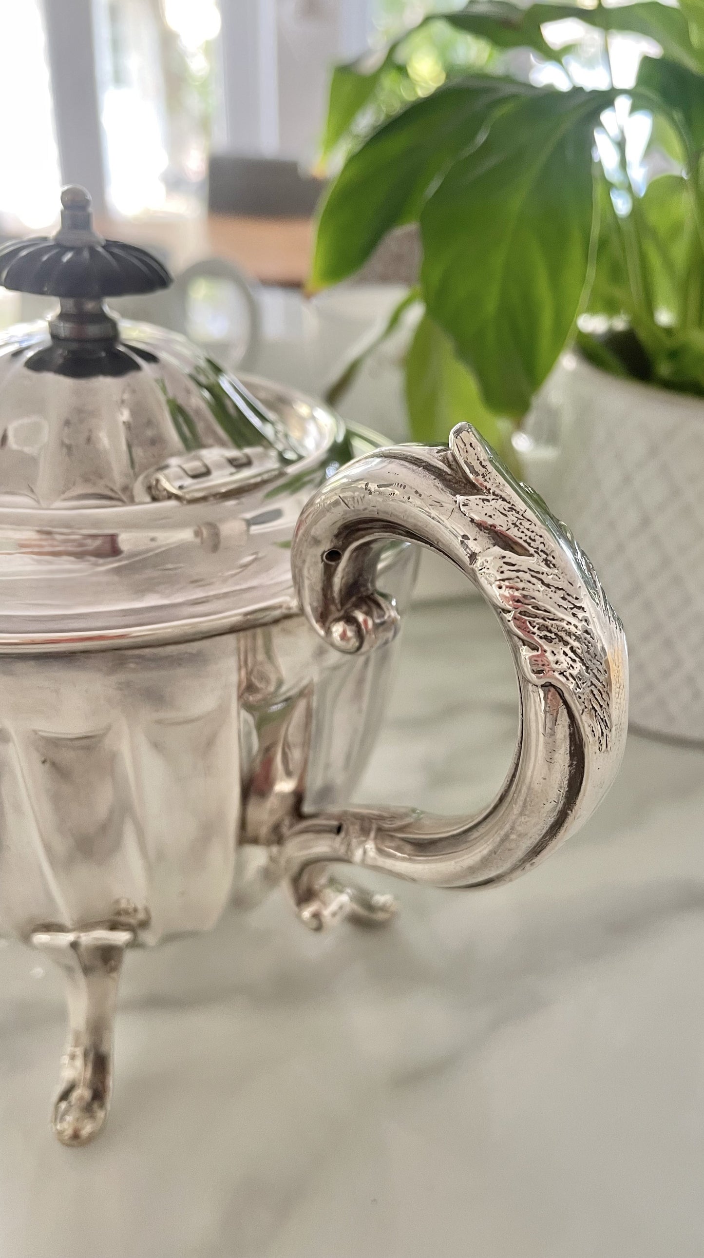 1920's English Silver Plate Teapot