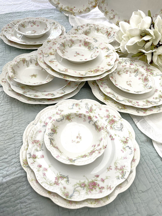Antique French Limoges 'The Princess'  Dinner Service