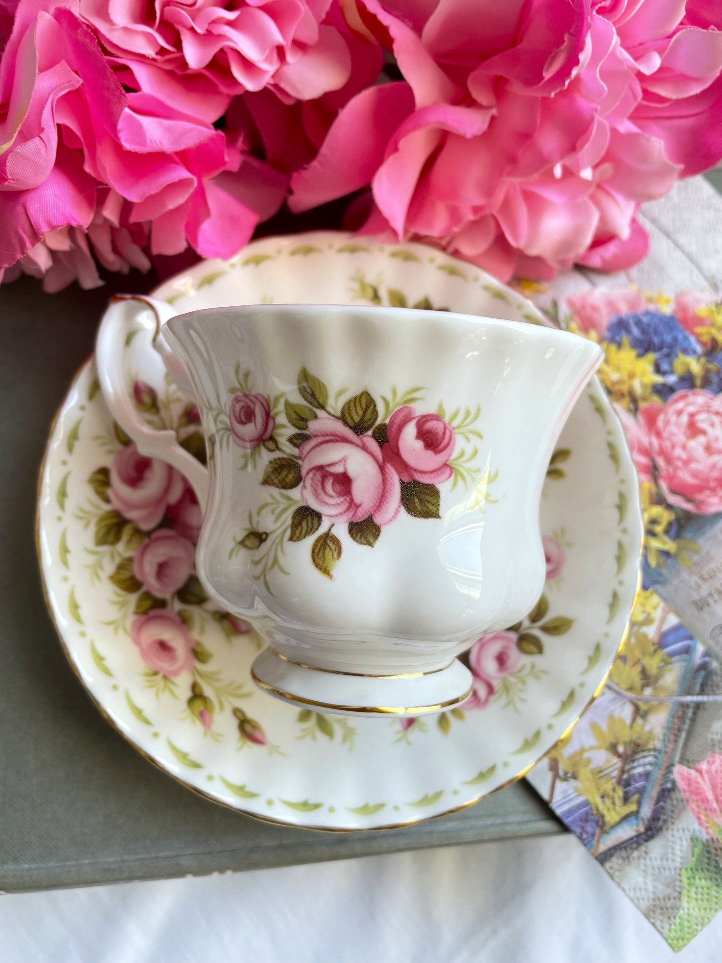 Royal Albert Flower of the Month June Teacup and Saucer