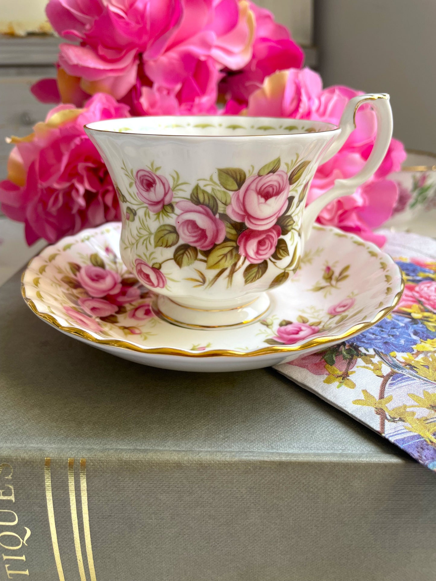Royal Albert Flower of the Month June Teacup and Saucer