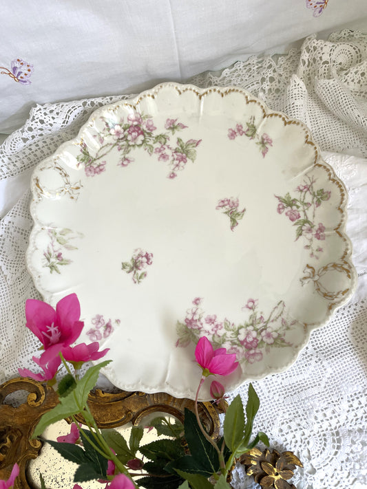 Large Antique French Limoges Platter