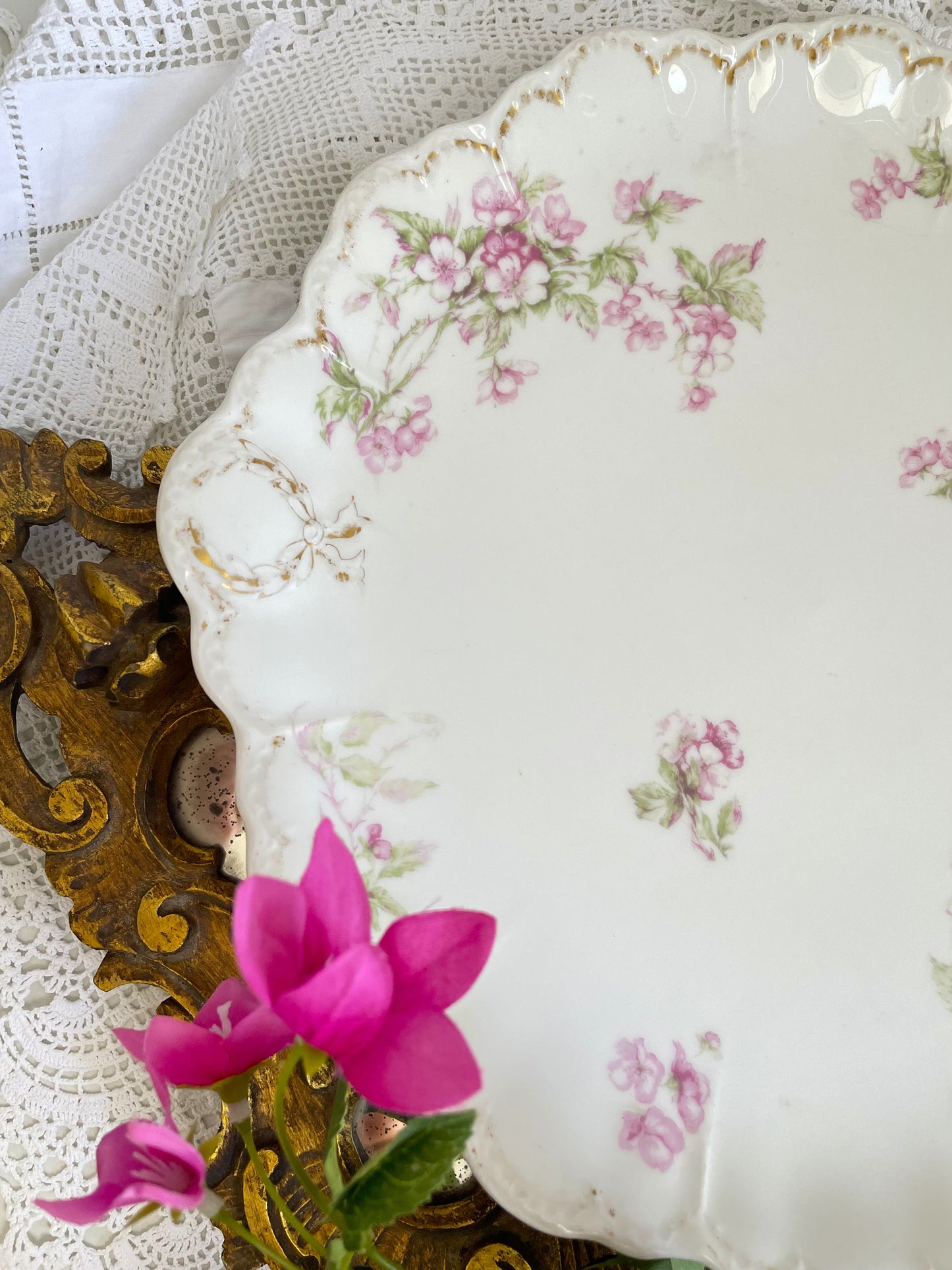 Antique French Limoge Large Platter