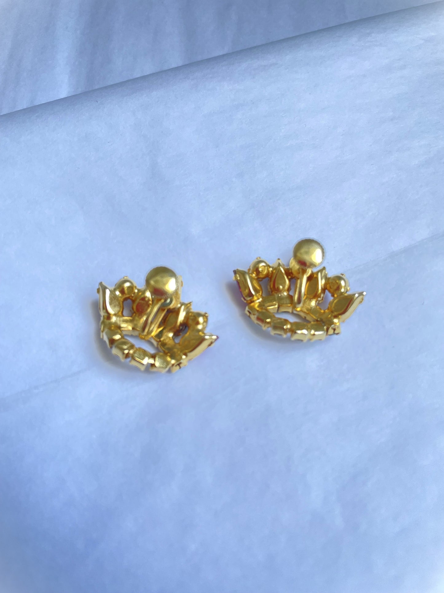 French Tutti Frutti Vintage Earrings