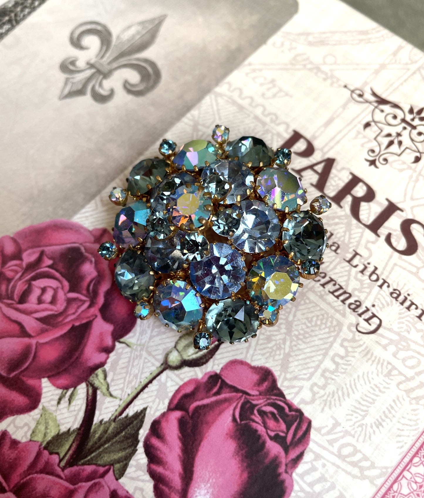 Vintage French Pendant Brooch