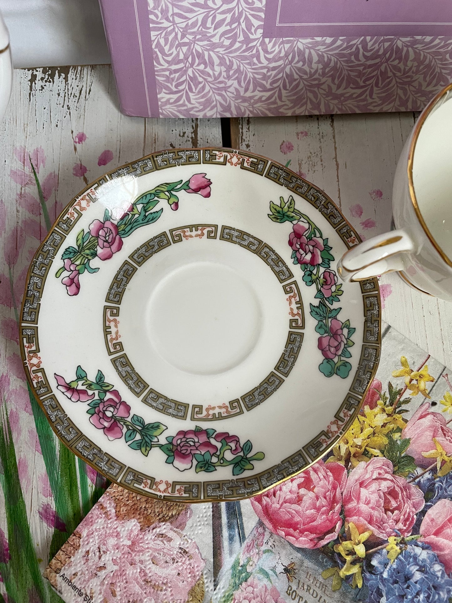 Duchess China Indian Tree Teacup and Saucer Duo