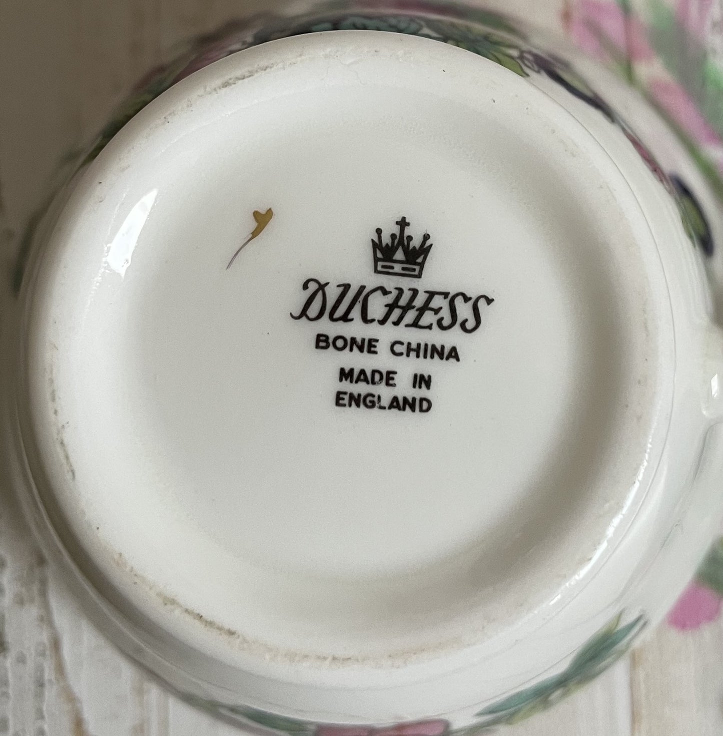 Duchess China Indian Tree Teacup and Saucer Duo