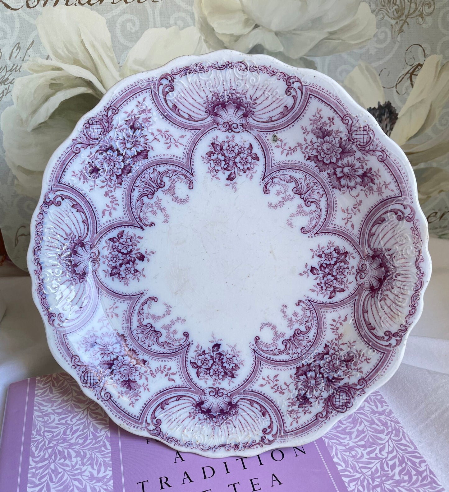 Art Nouveau Scalloped Compote
