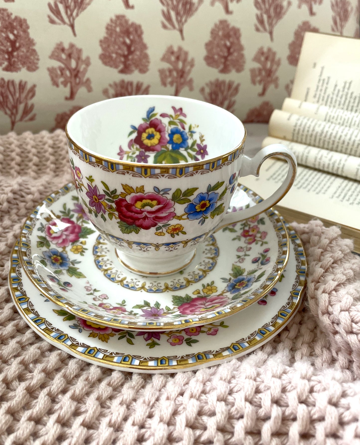 Royal Grafton Malvern Teacup, Saucer and Tea Plate Trio