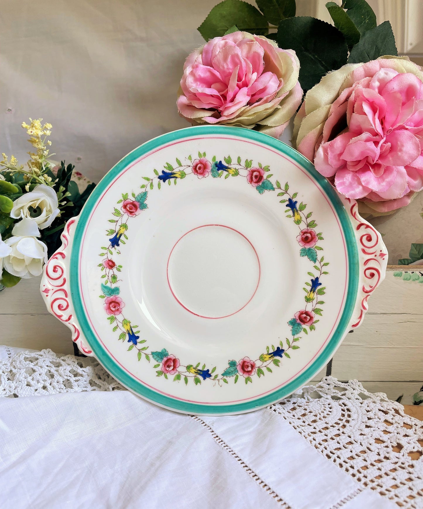Victorian Hand Painted Plate