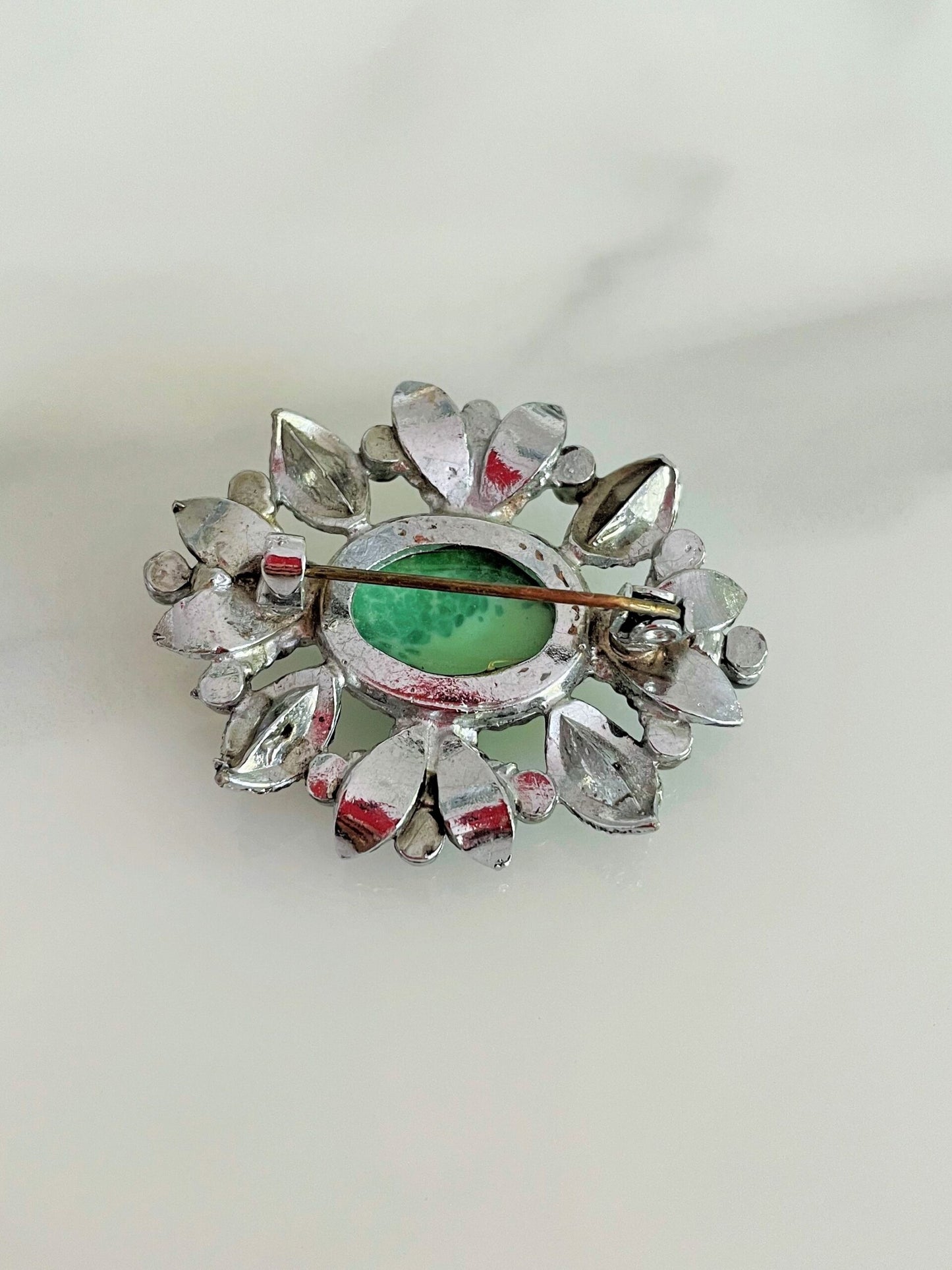 Vintage English Leaf Brooch