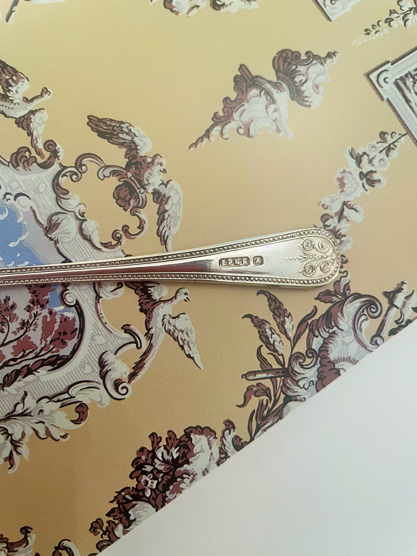 Set of Six Antique Silver Plated Teaspoons
