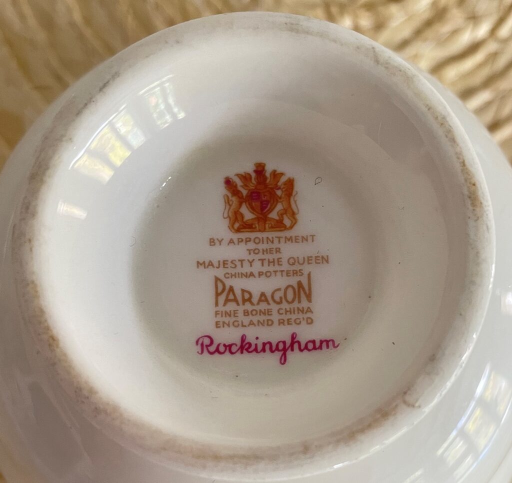 Imperial 22KT Gold Teacup and Saucer Duo