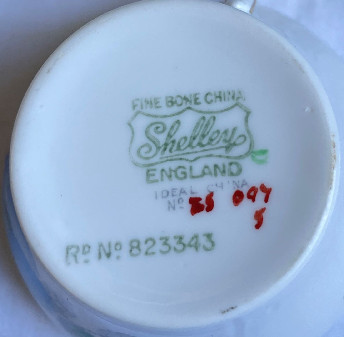 Shelley Dog Rose Teacup, Saucer and Tea Plate Trio