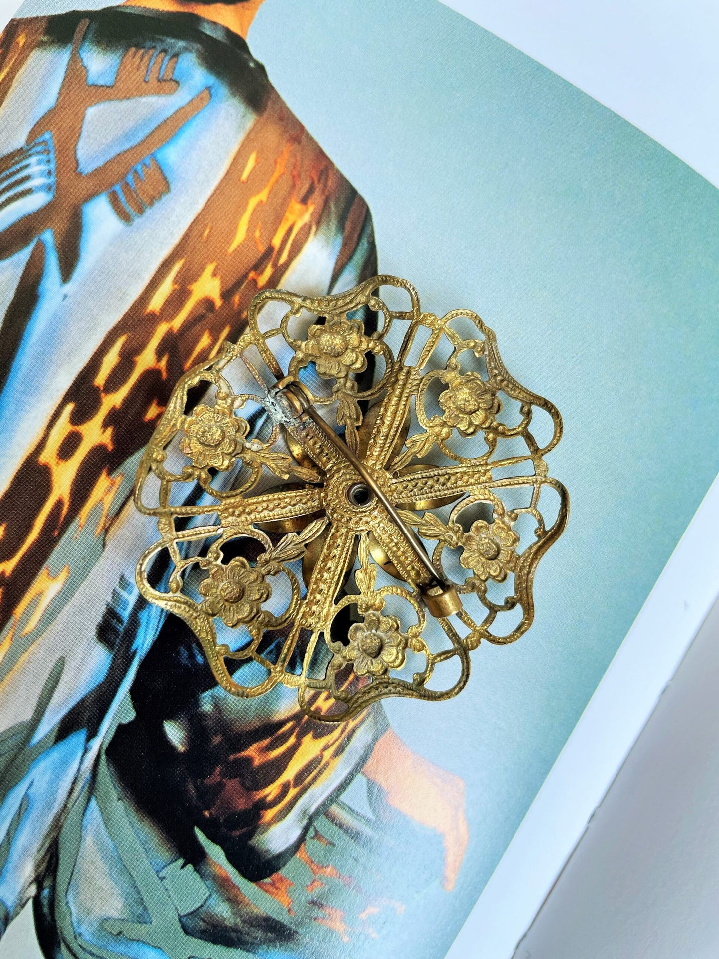 The Vintage Rosette Brooch