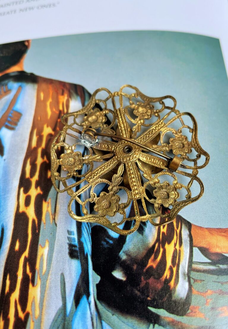 The Vintage Rosette Brooch