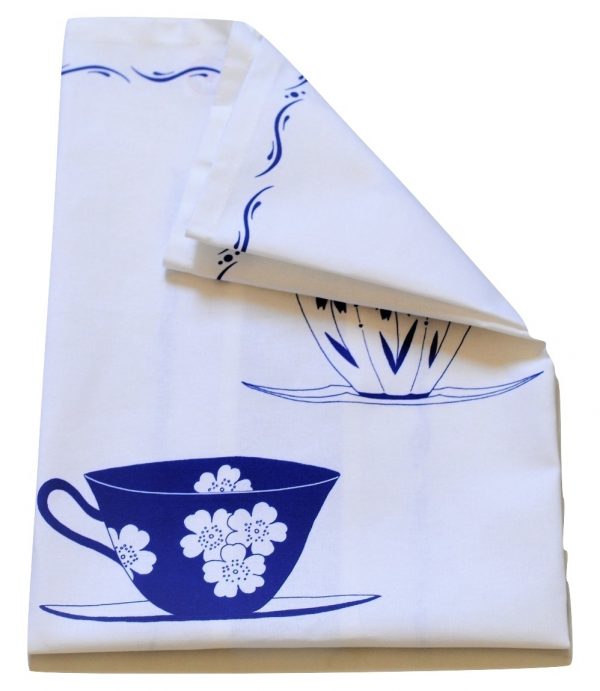 Made in UK 'China Blue' Cotton Tea Towel