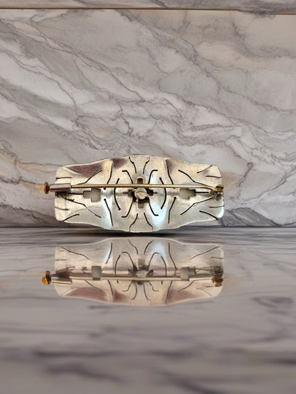 Art Deco Bridal Bling Brooch