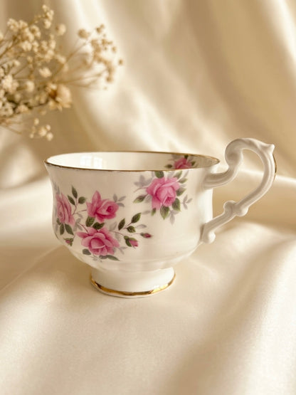 Vintage English Teacup, Saucer and Tea Plate trio
