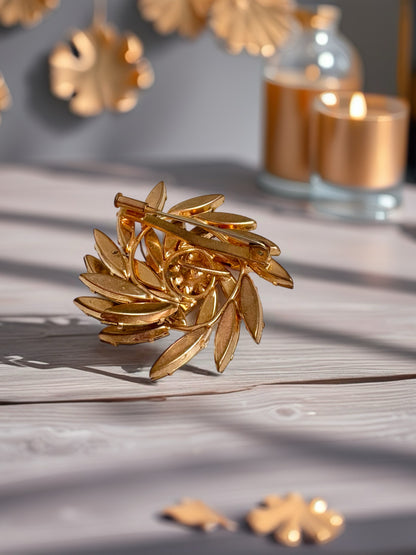 Vintage French Swirl Brooch