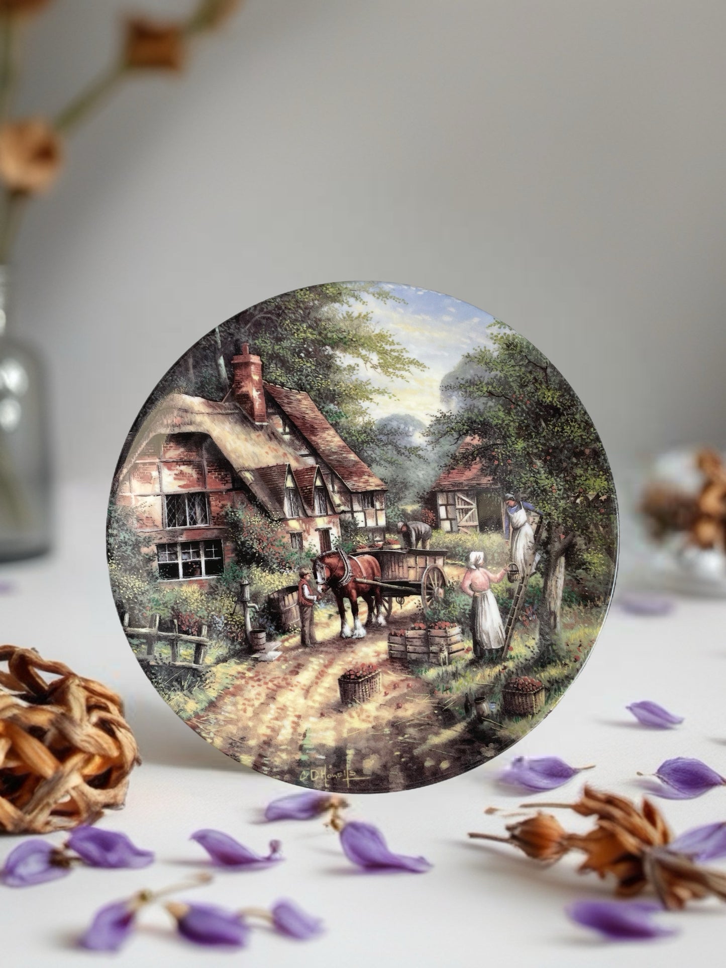 Limited Edition Wedgwood The Apple Pickers Wall Plate