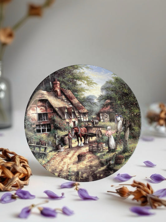 Limited Edition Wedgwood The Apple Pickers Wall Plate