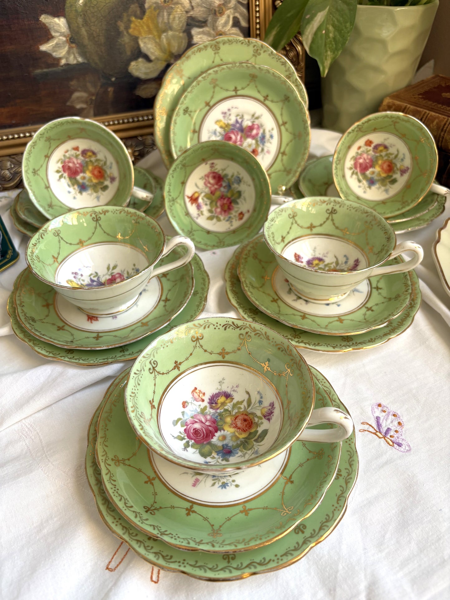 Rare Antique Jackson & Gosling Tea Set