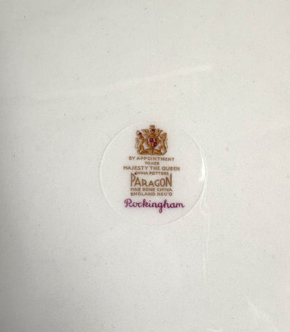 Vintage Paragon Cake Plate with Royal Warrant