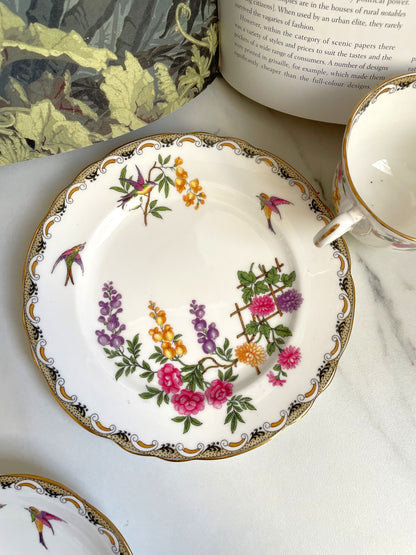 Mikado Aynsley Teacup, Saucer and Tea Plate Trio