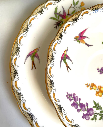 Mikado Aynsley Teacup, Saucer and Tea Plate Trio
