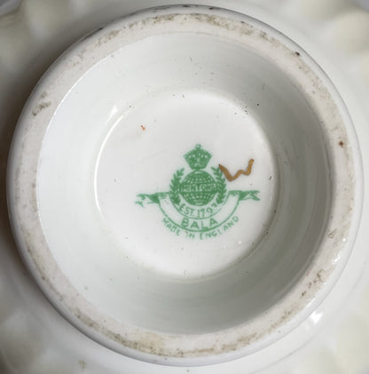 A Pair of Vintage Elegant Mintons Soup Bowls With Saucers