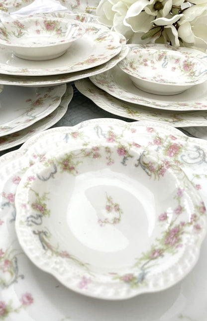 Antique French Limoges 'The Princess'  Dinner Service