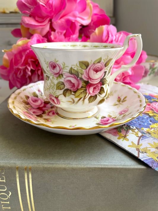 Royal Albert Flower of the Month June Teacup and Saucer