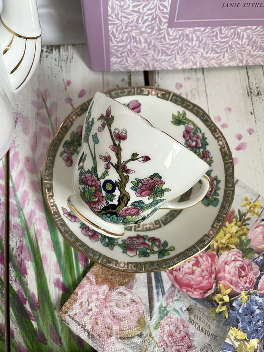 Duchess China Indian Tree Teacup and Saucer Duo