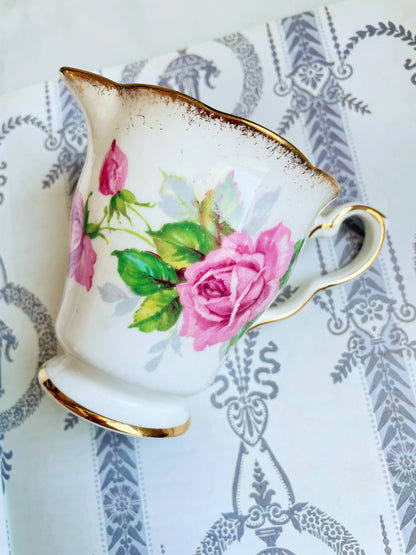 Berkeley Rose Sugar Bowl and Milk Jug