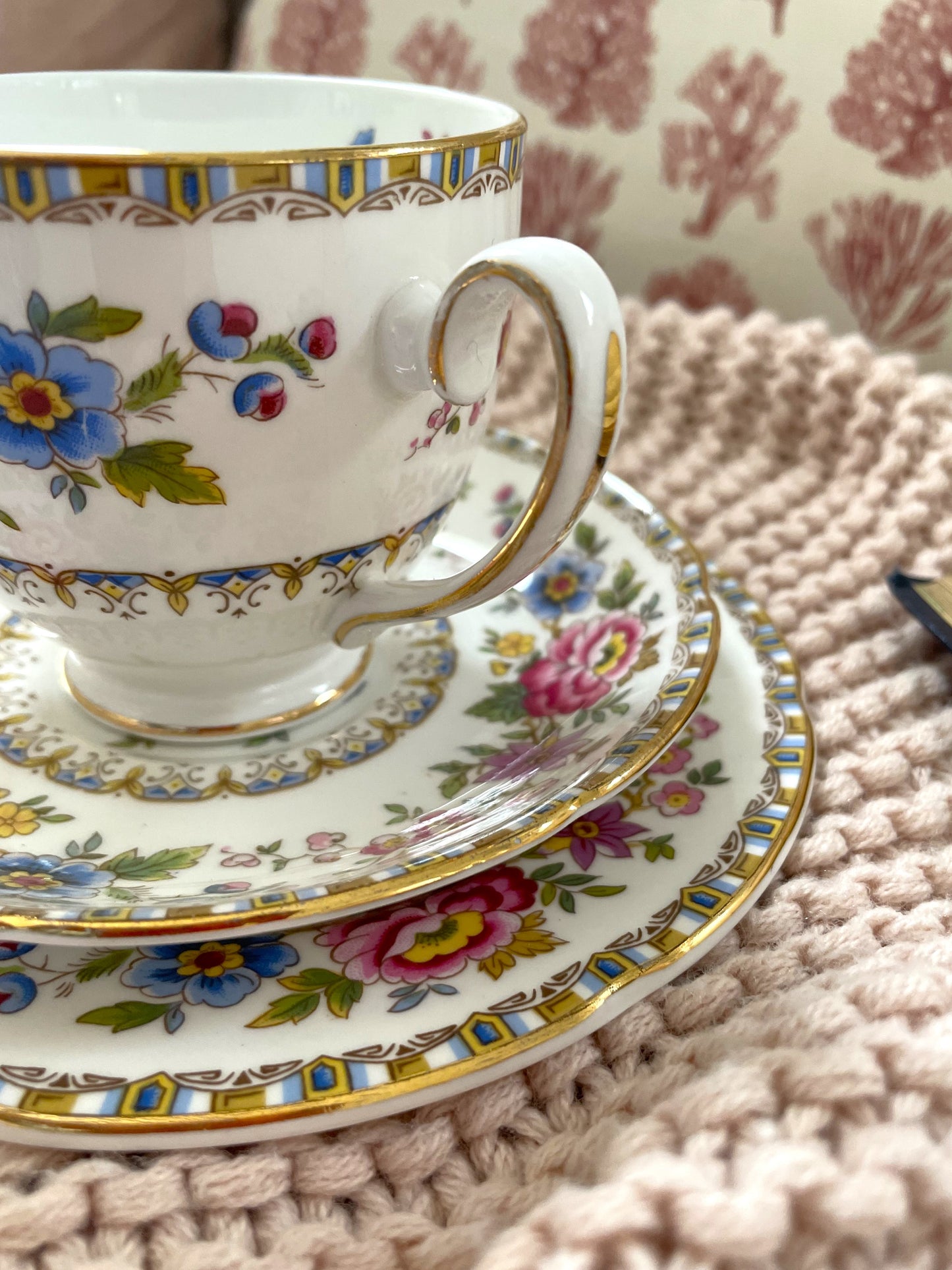 Royal Grafton Malvern Teacup, Saucer and Tea Plate Trio