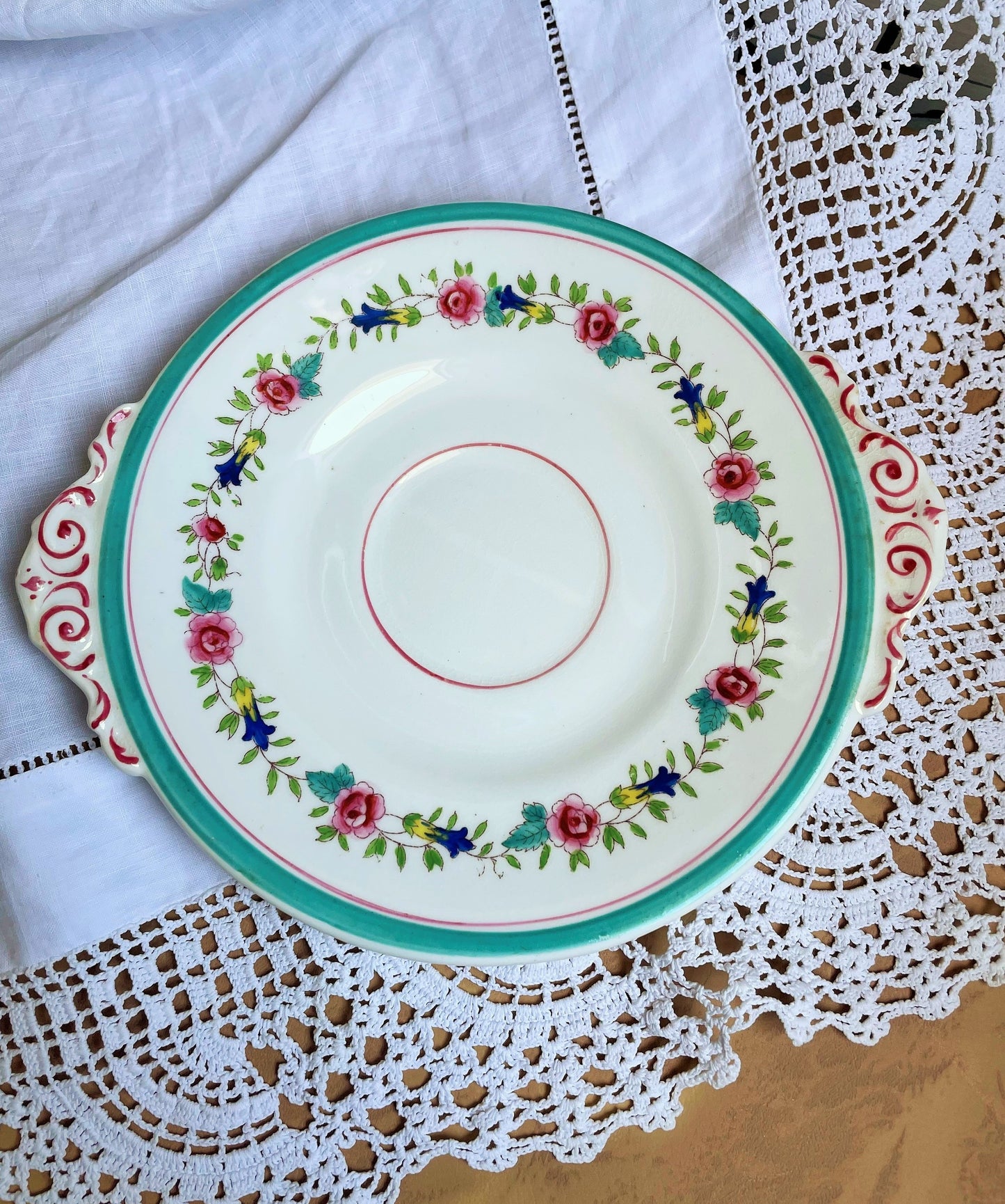 Victorian Hand Painted Dish