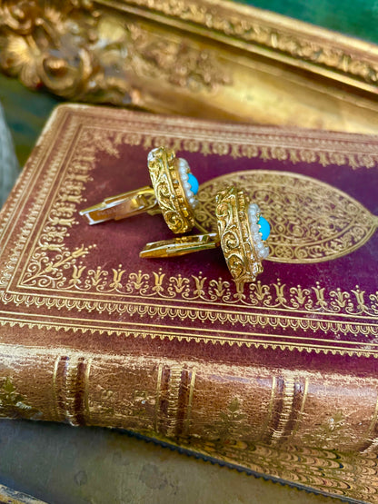 1950's Vintage Harvey Avedon Cufflinks - New York