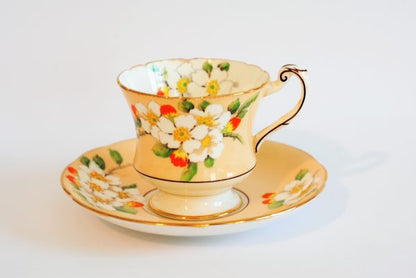 Paragon Star 'Apple Blossom' Demitasse Teacup Duo