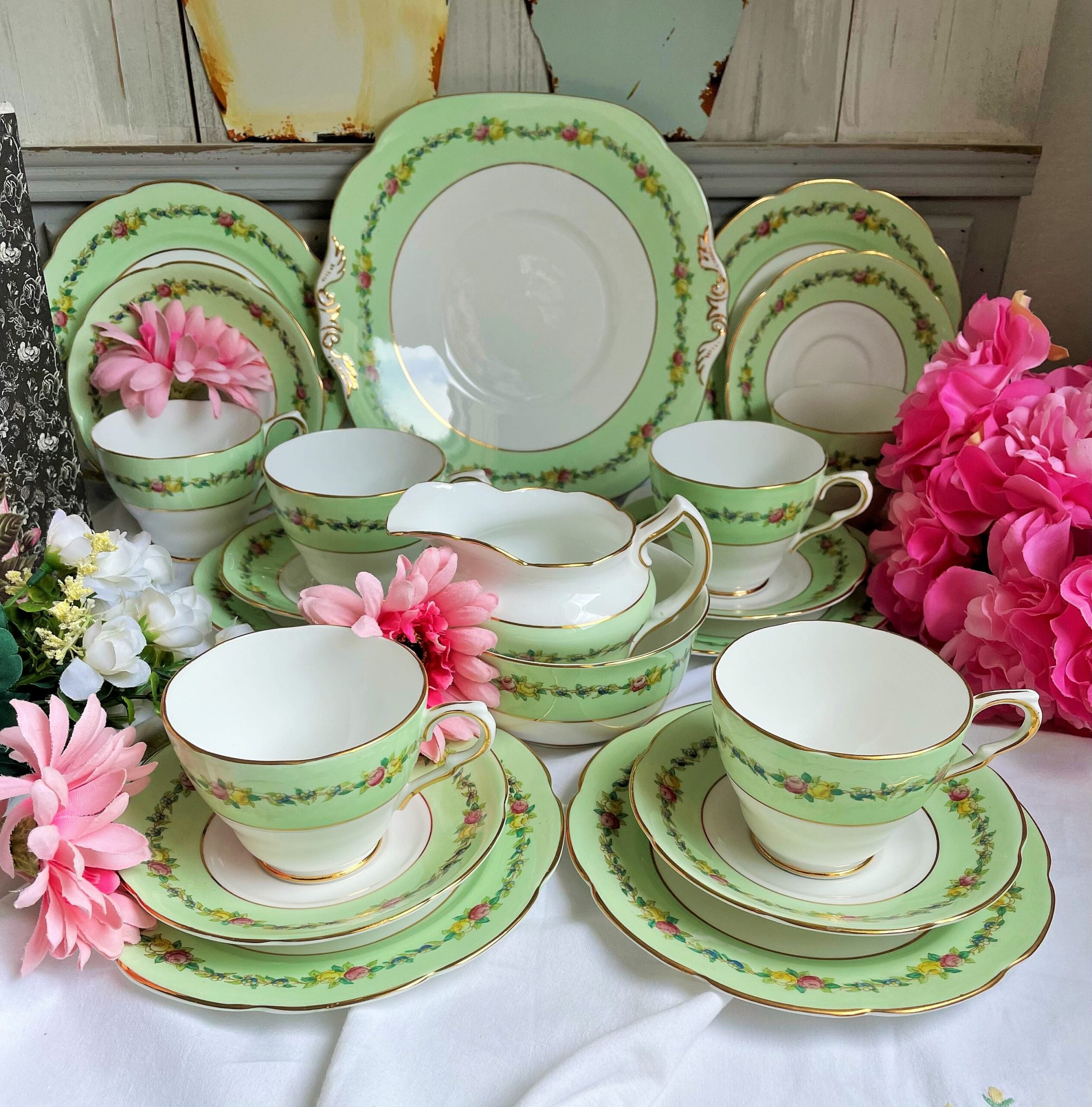Full Retro Tea Set Vintage Tea Sets – Pretty Vintage Cups