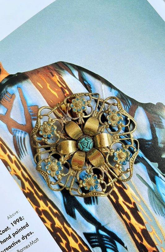 The Vintage Rosette Brooch