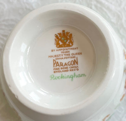 Vintage Paragon Rockingam Teacup, Saucer and Tea Plate Trio