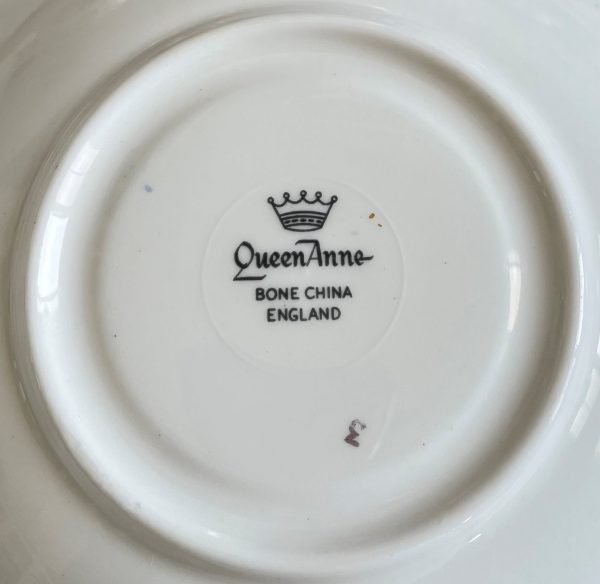Vintage Queen Anne Rose 14 Piece Tea Set