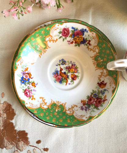 Vintage Paragon Rockingam Teacup, Saucer and Tea Plate Trio